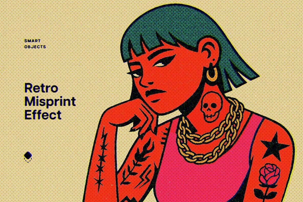 Retro Misprint Effect 1