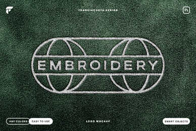 Embroidery Logo Mockup