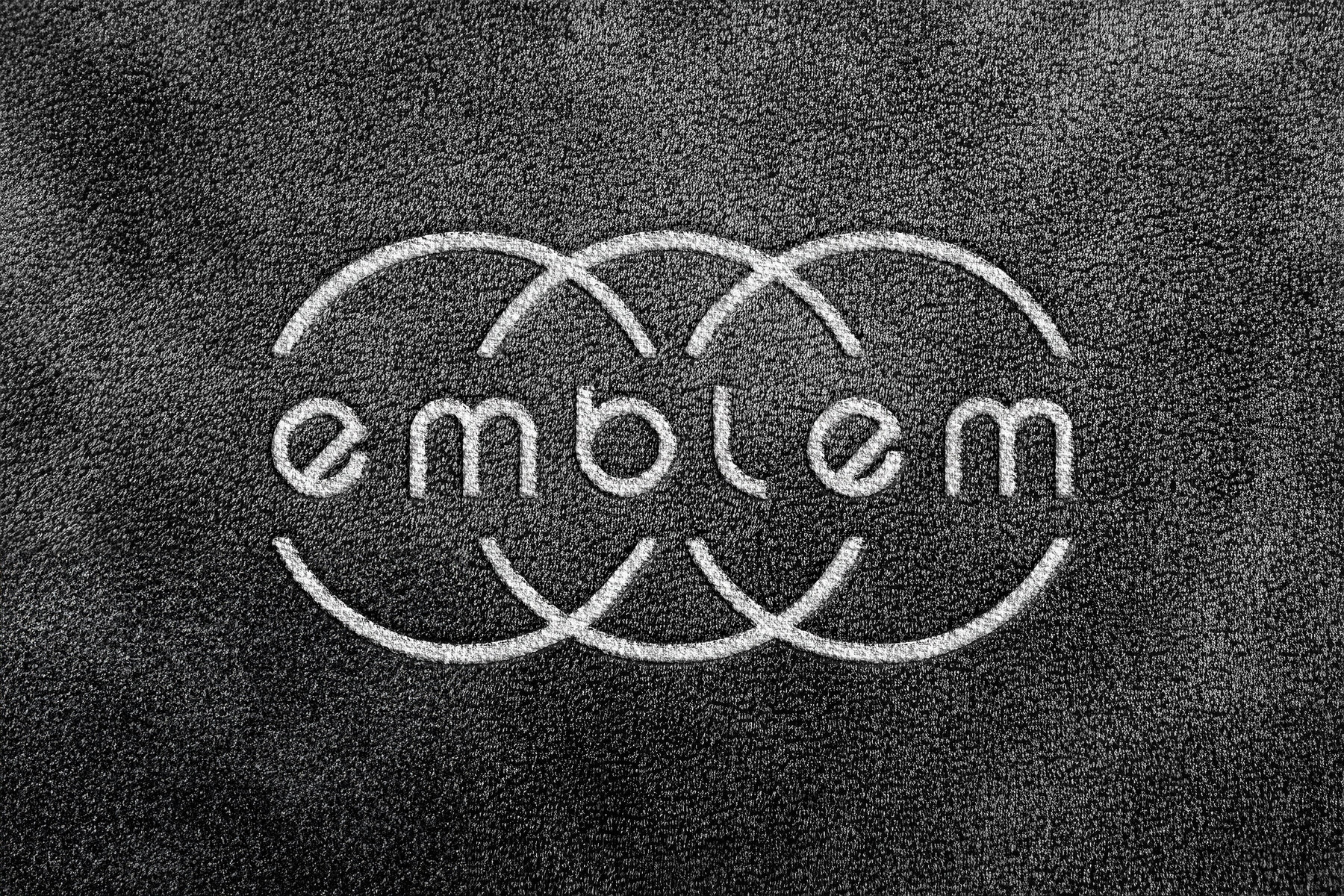 Embroidery Logo Mockup 4