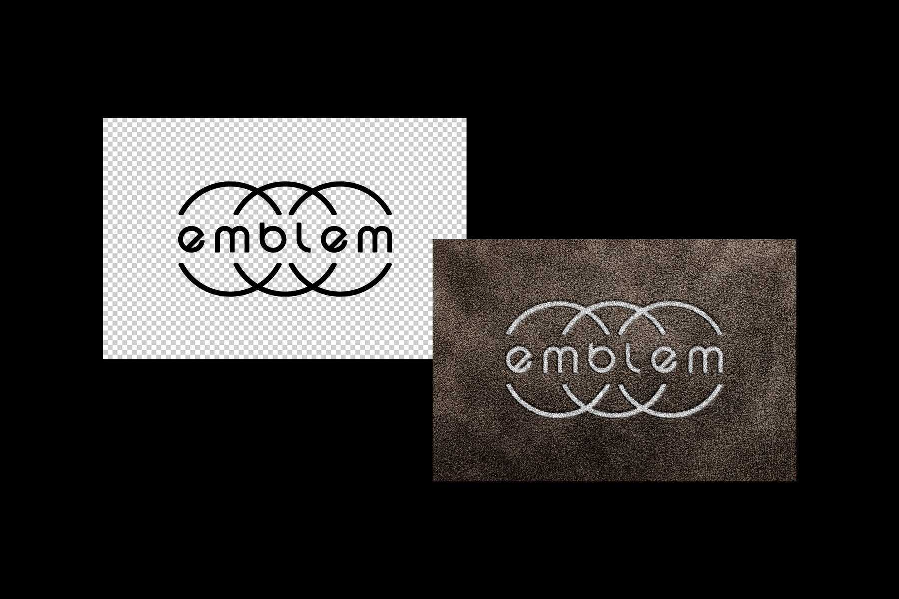 Embroidery Logo Mockup 6