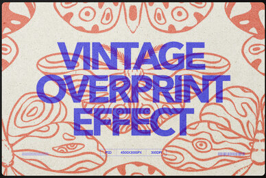 Vintage Overprint Effect