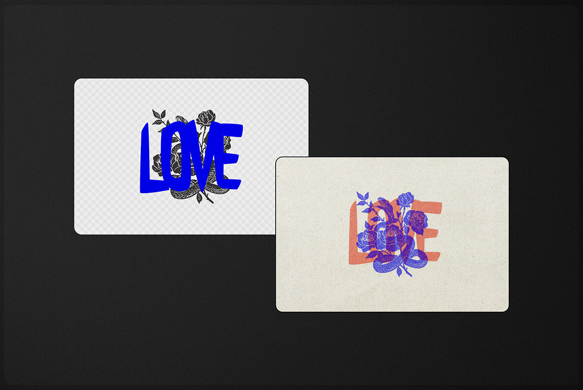 Vintage Overprint Effect 4