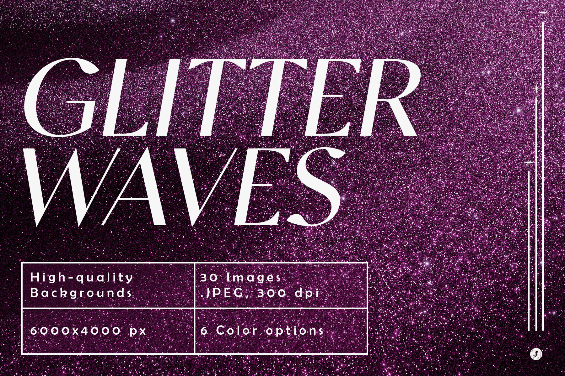 Glitter Waves Backgrounds 1
