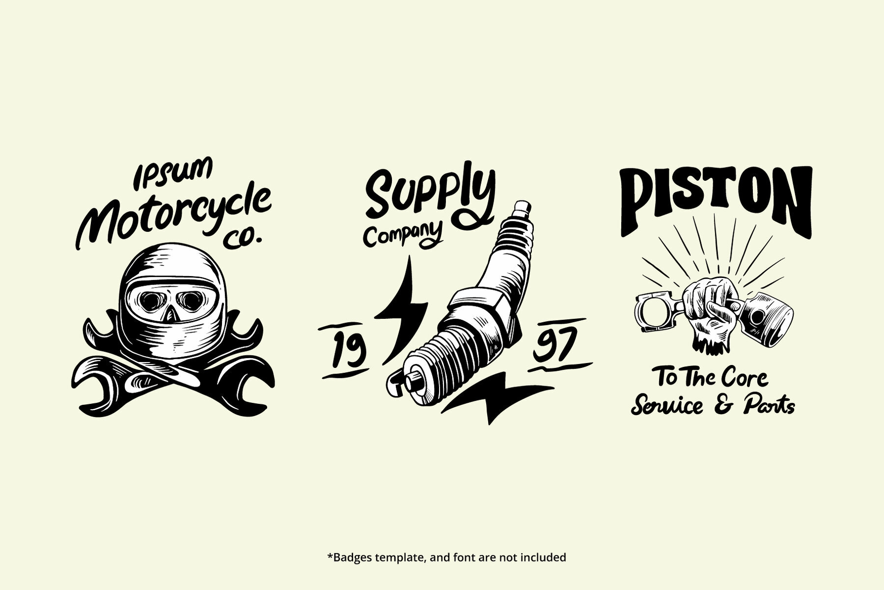 Hand Drawn Garage Illustration Pack 2