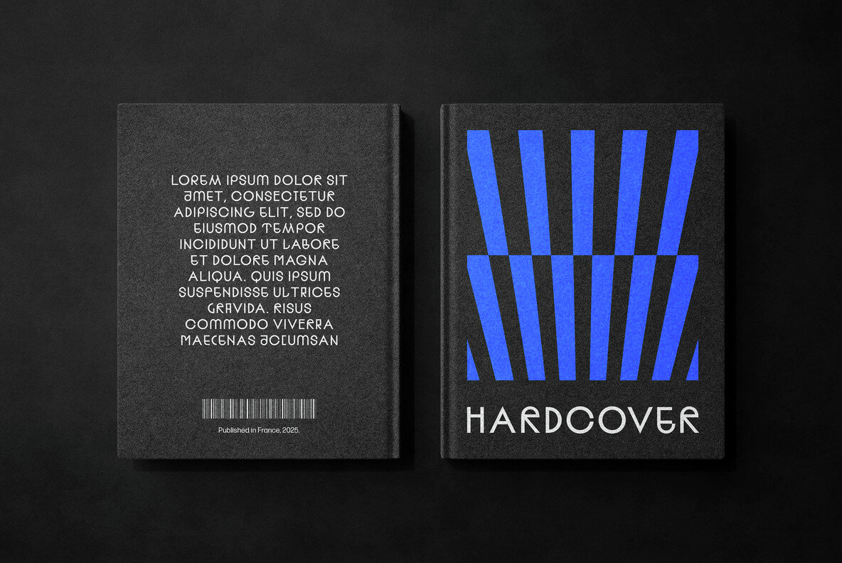 Minimalist Hardcover Book Mockups 5
