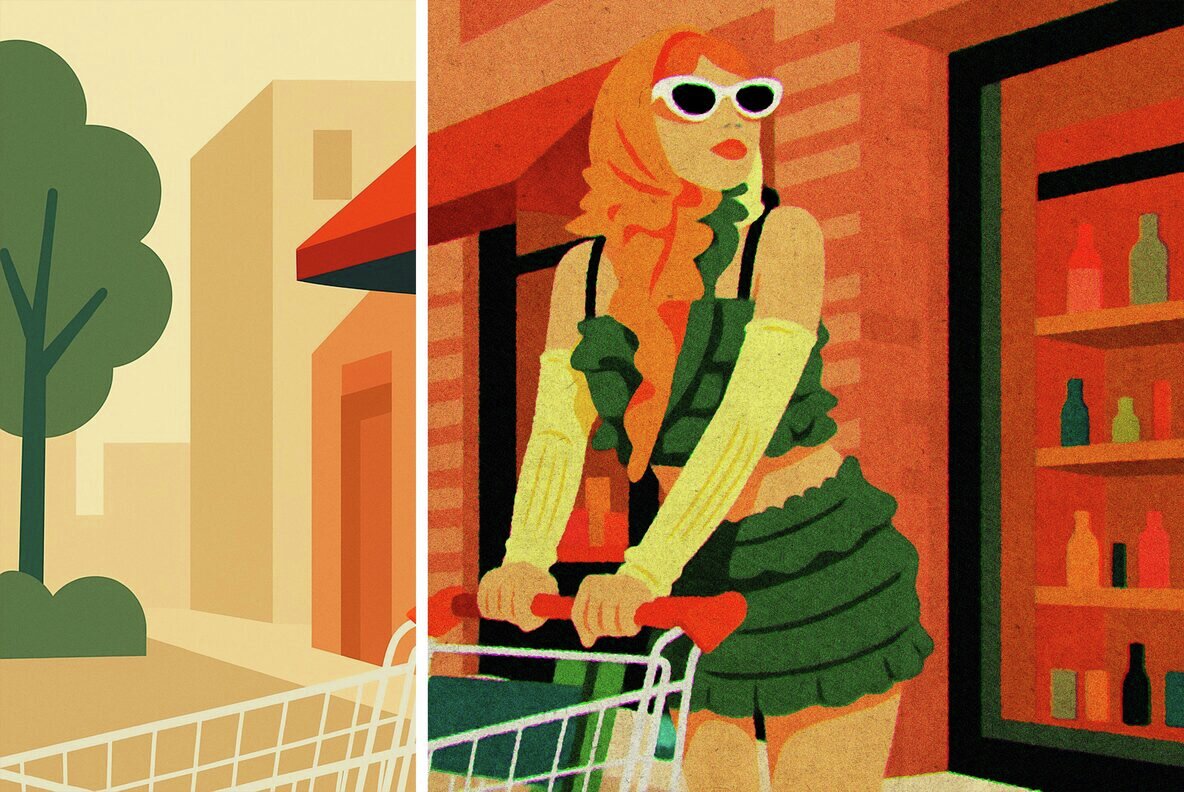 Retro Misprint Design Effect 5