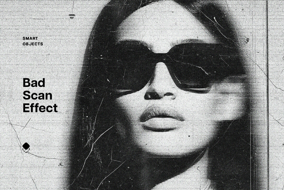 Bad Smudged Scan Photo Effect 1