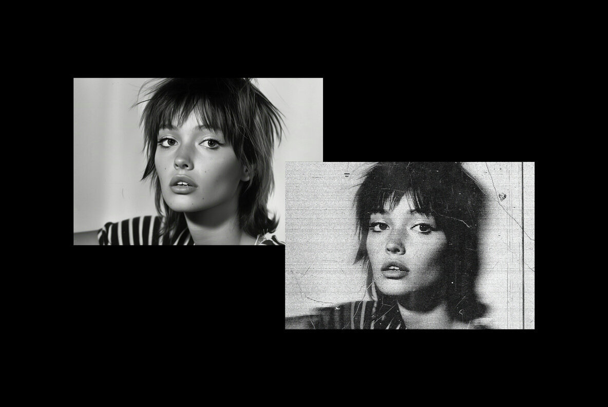 Bad Smudged Scan Photo Effect 2