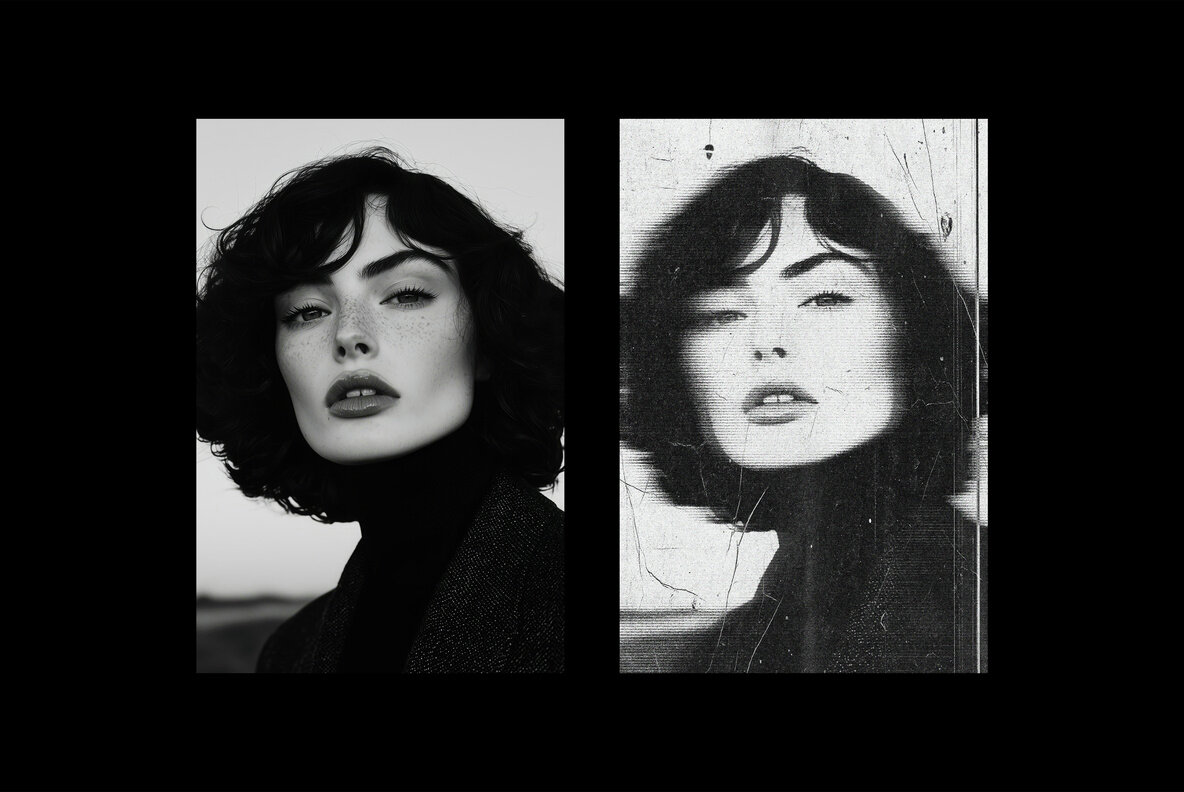 Bad Smudged Scan Photo Effect 5