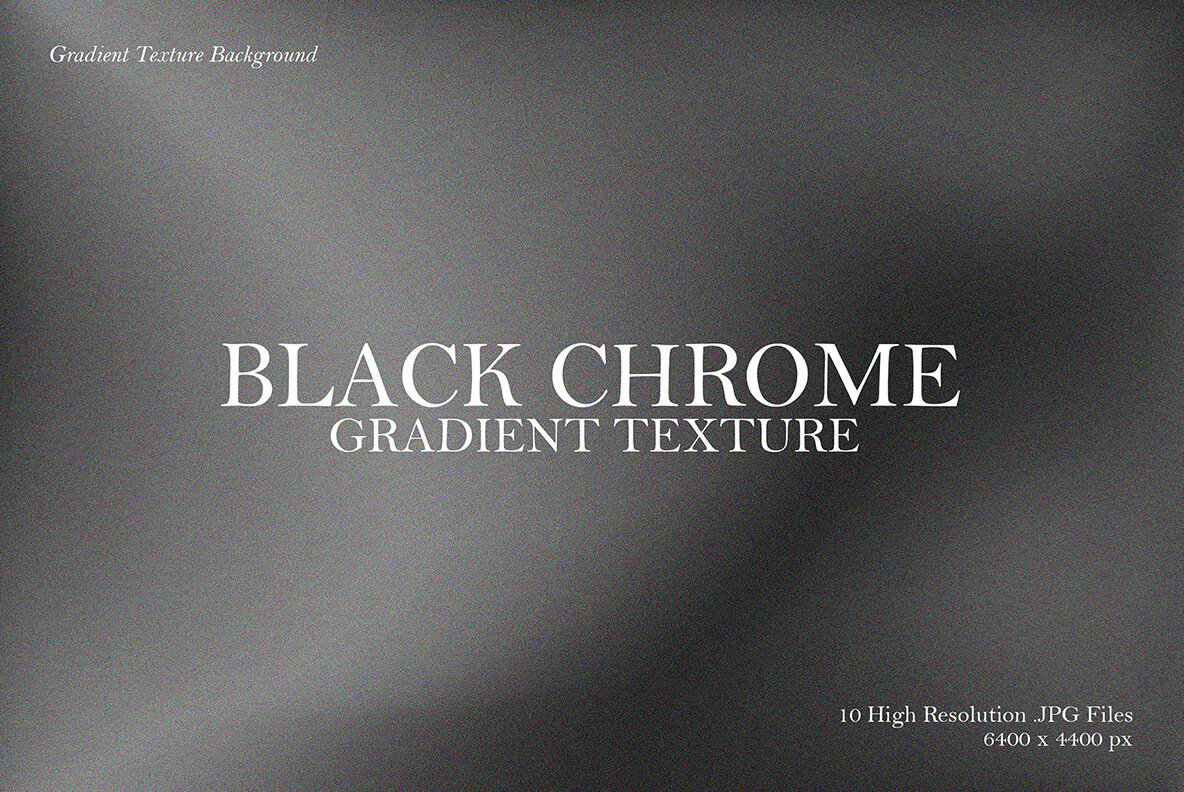 Black Chrome Gradient Texture Background 1