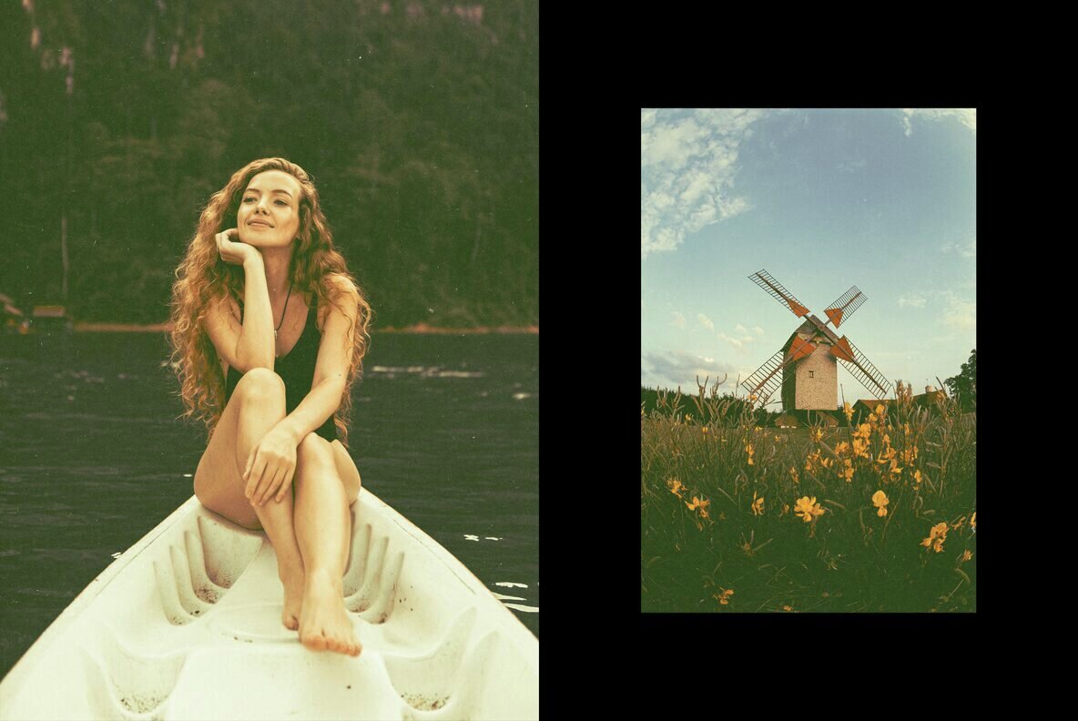 Retro Golden Photo Effect 2