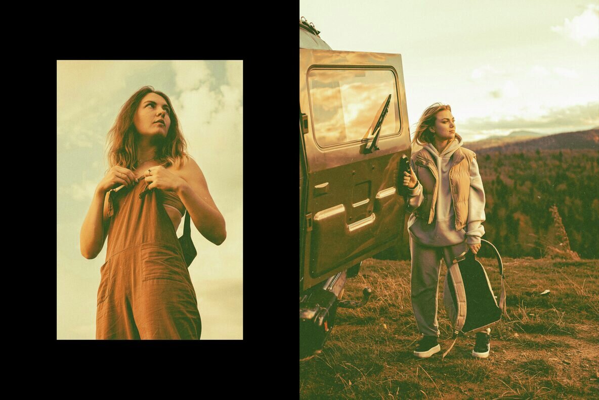 Retro Golden Photo Effect 6