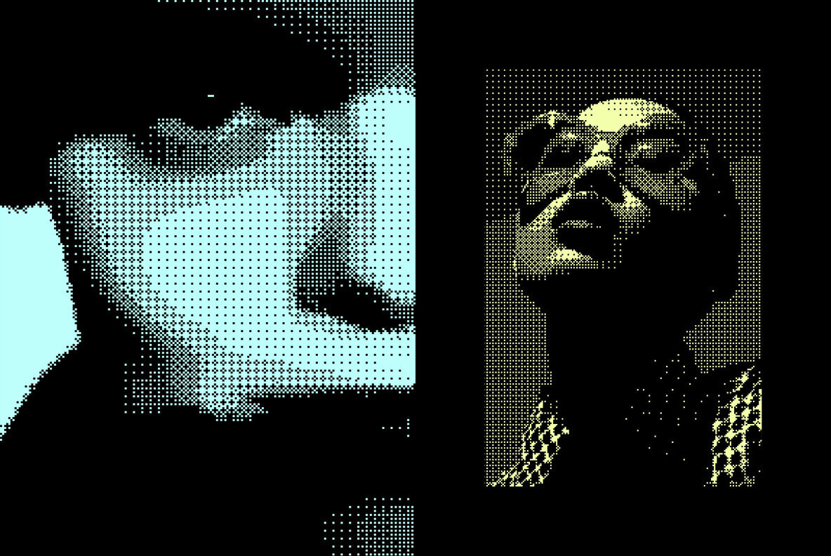 Dithered Bitmap Photo Effect 2