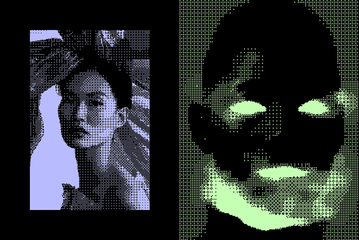Dithered Bitmap Photo Effect 4