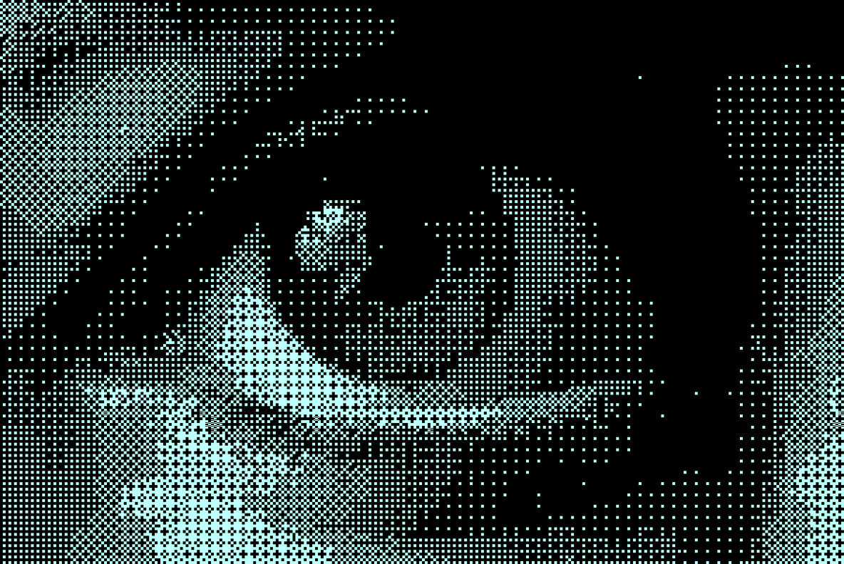 Dithered Bitmap Photo Effect 5