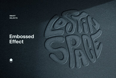 Embossed Text and Logo Effect