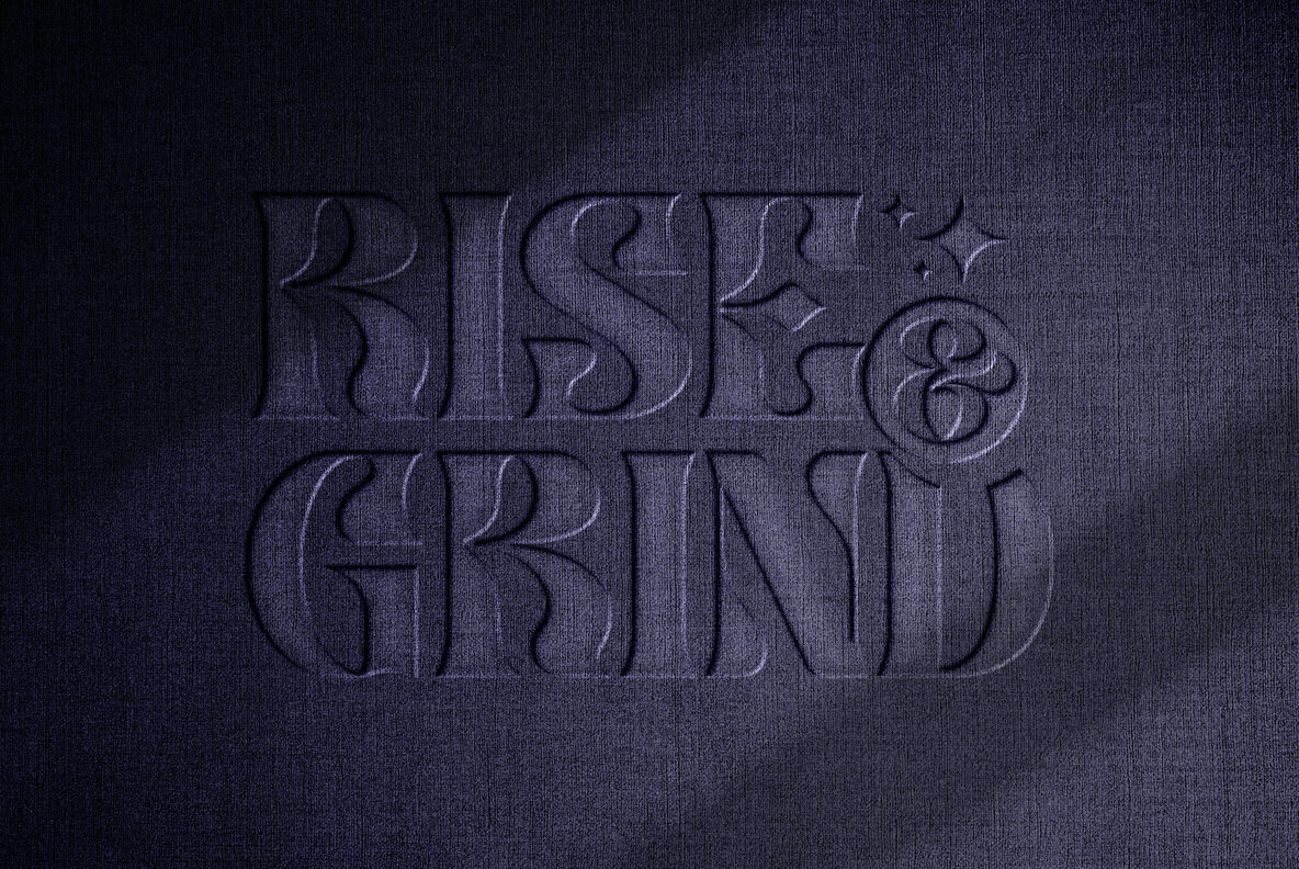 Embossed Text and Logo Effect 2