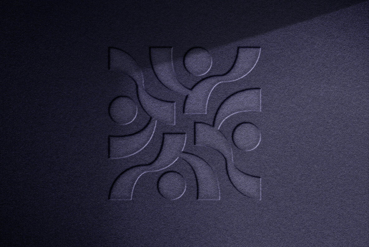 Embossed Text and Logo Effect 3