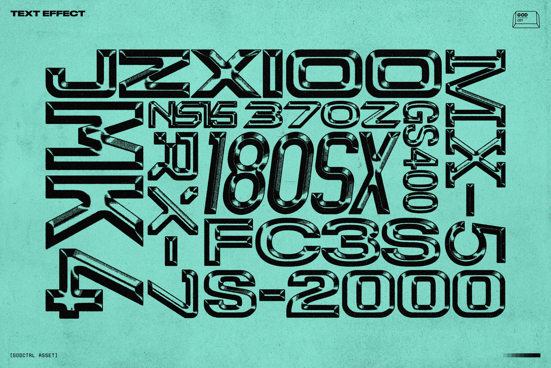 Chromy Text Effect 8