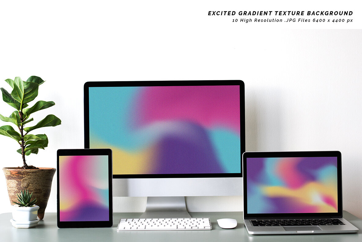 Excited Gradient Texture Background 2