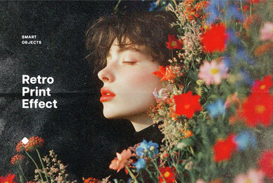 Retro Print Photo Effect