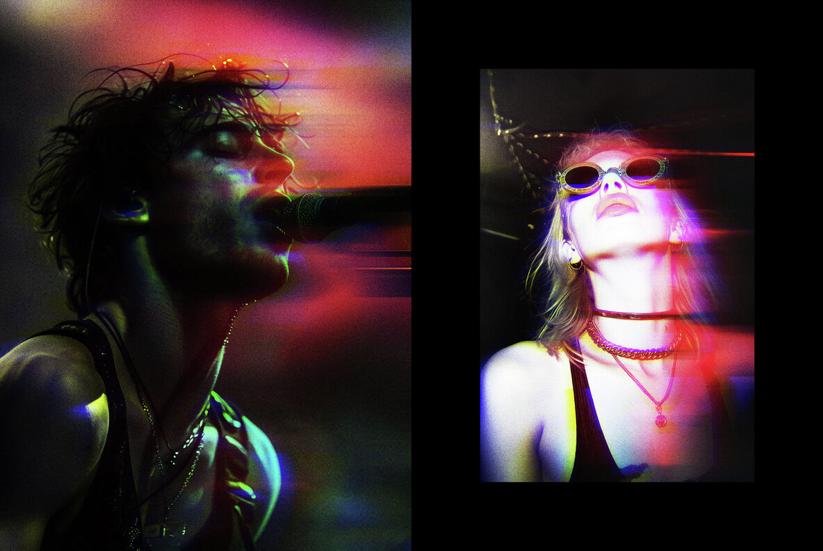 Blurred Glitch Photo Effect 4