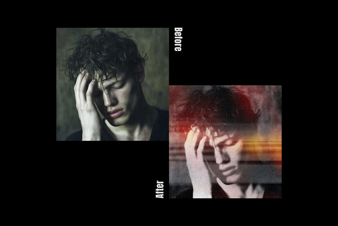 Vintage Halftone Photo Effect 2