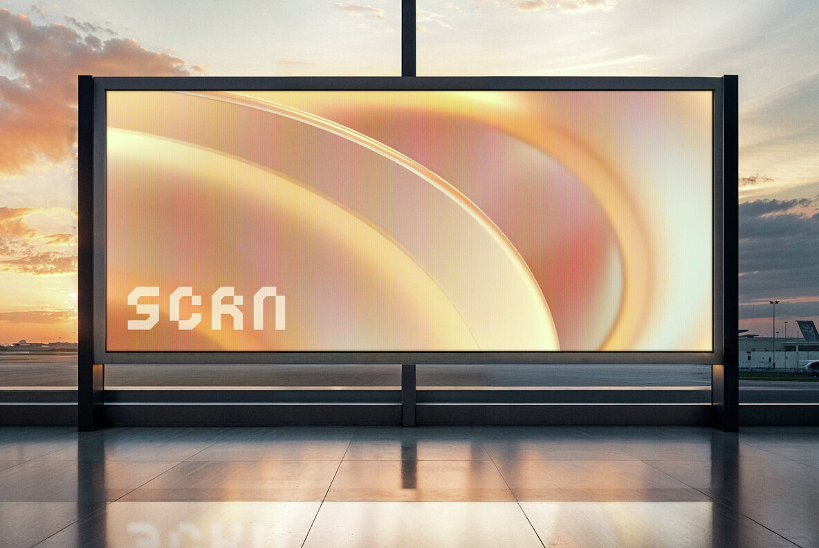 Airport Screen Mockup 3