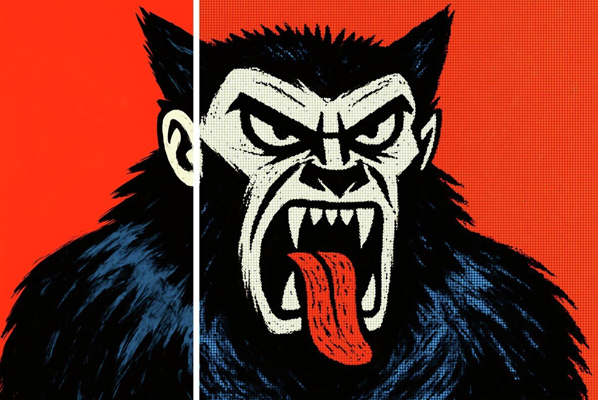 Authentic Halftone Printer Effect 5