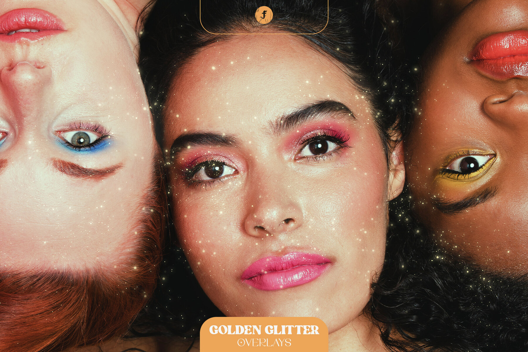 Golden Glitter Overlays 2