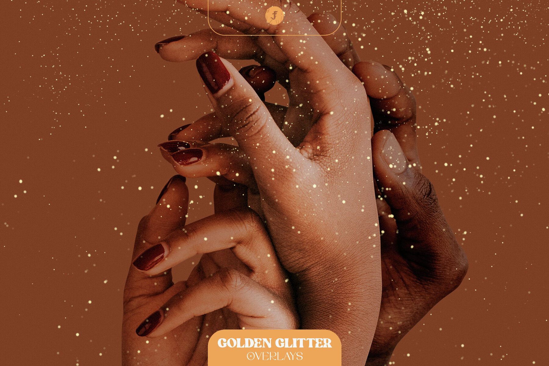 Golden Glitter Overlays 9
