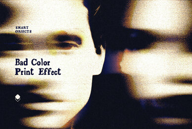 Bad Color Print Effect