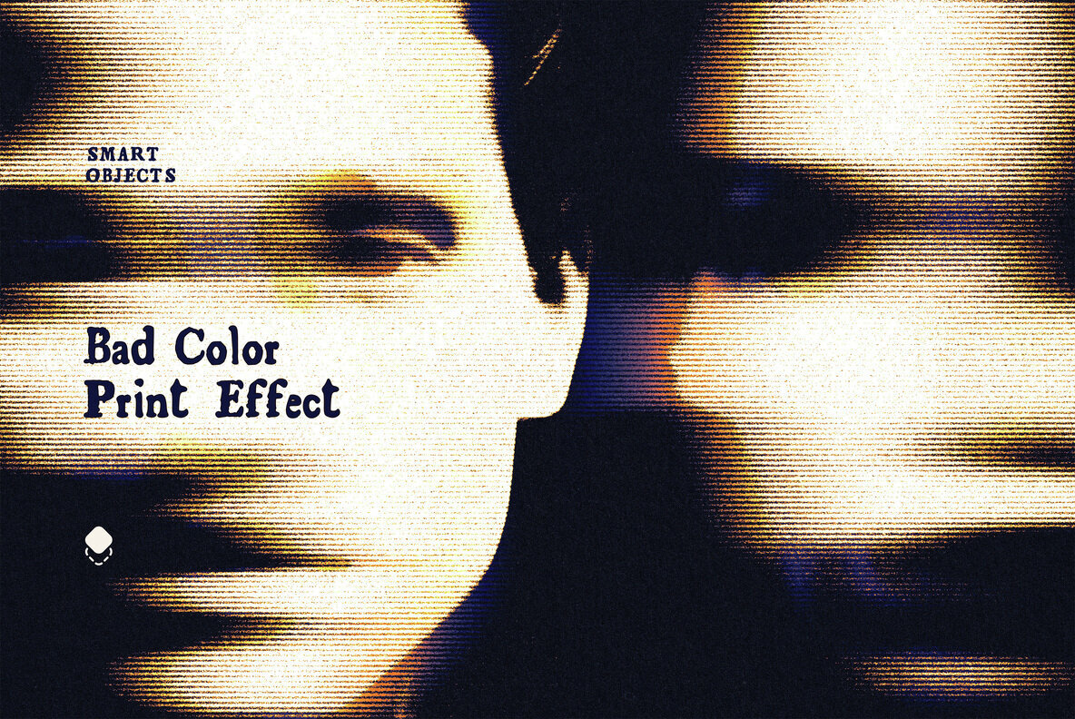 Bad Color Print Effect 1
