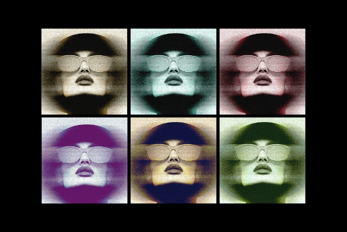 Bad Color Print Effect 2