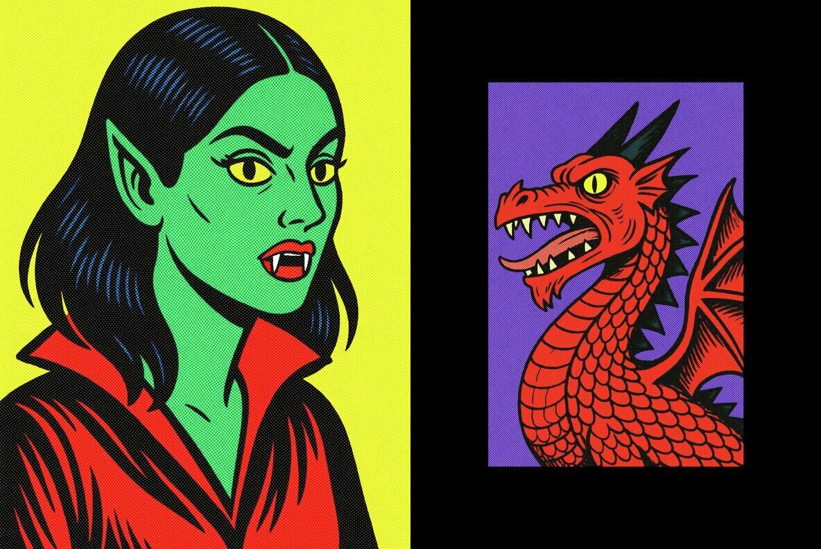 Engraved Print Design Effect 2