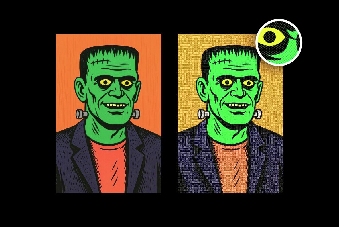 Engraved Print Design Effect 4