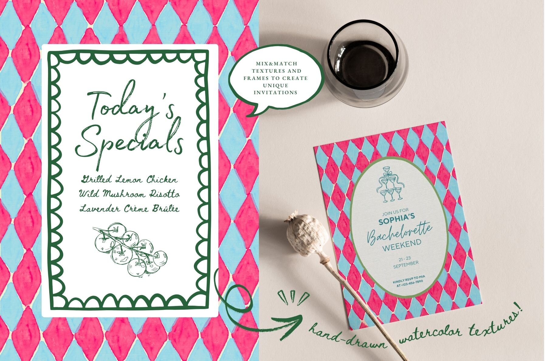 Whimsical Frame Art Collection 4