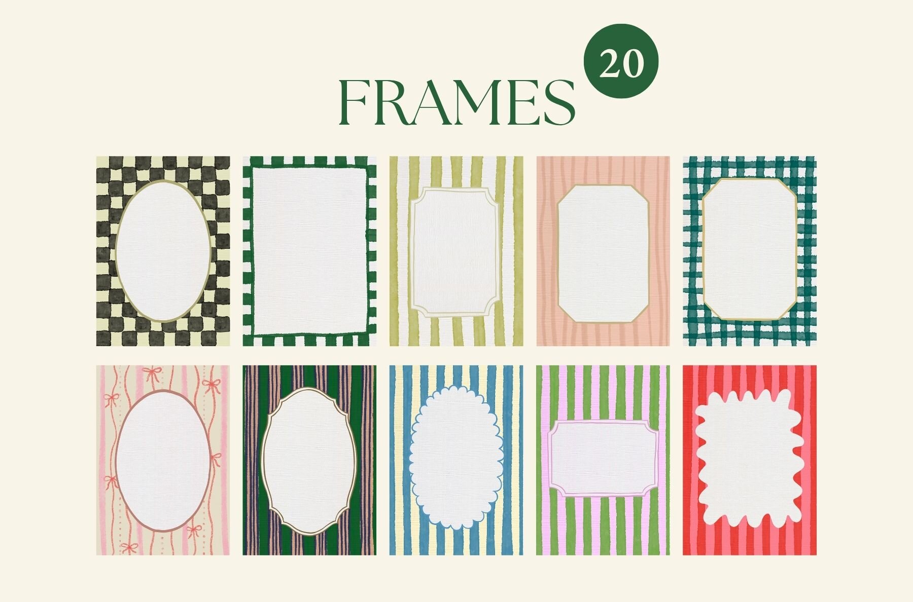Whimsical Frame Art Collection 12