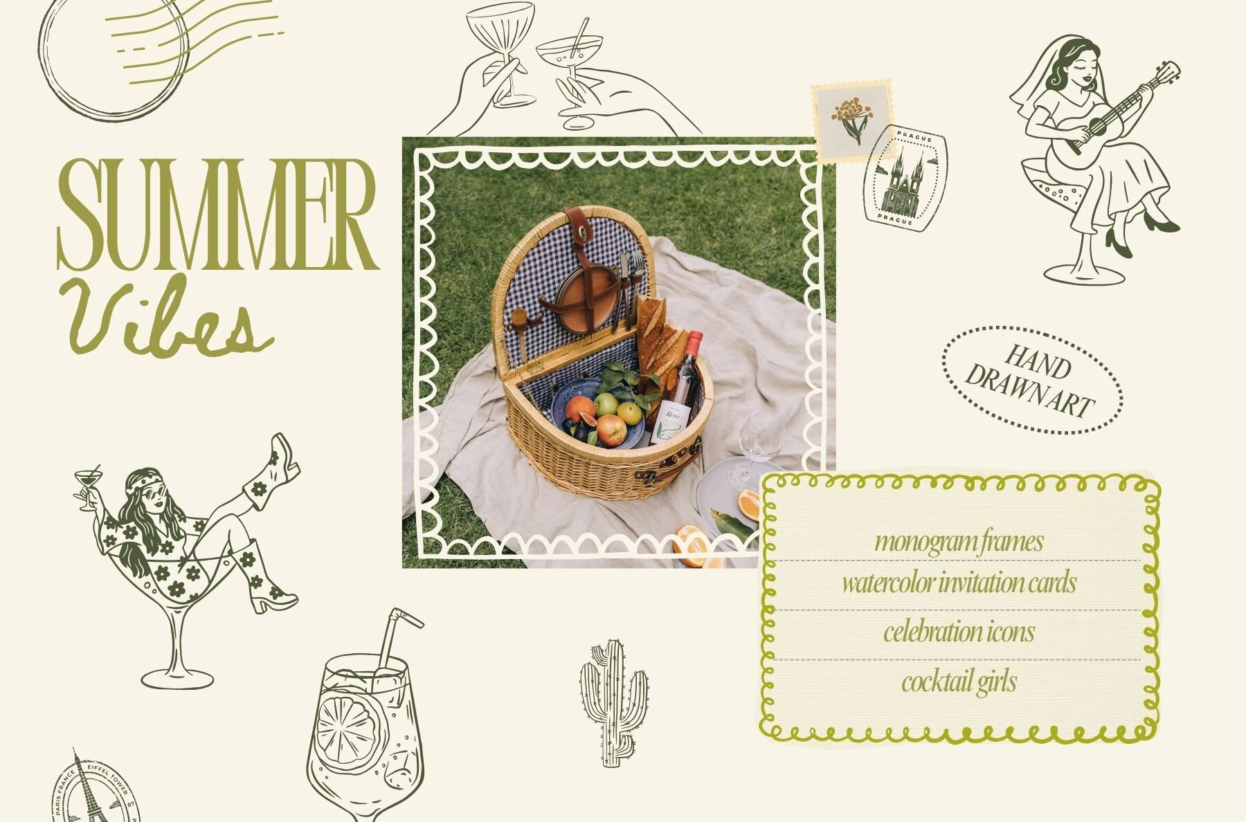 Whimsical Frame Art Collection 15