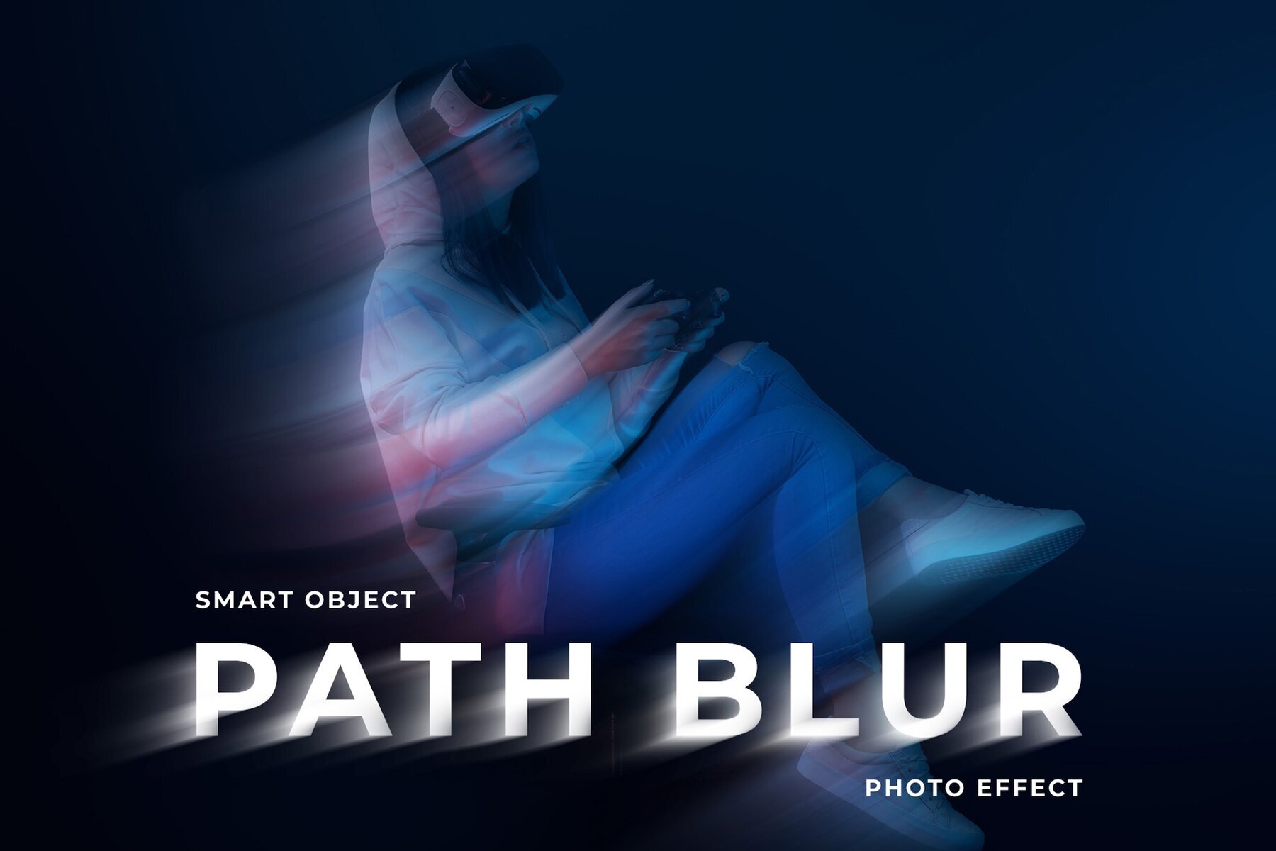 Dissolving Blur Image Effect Mockup 1