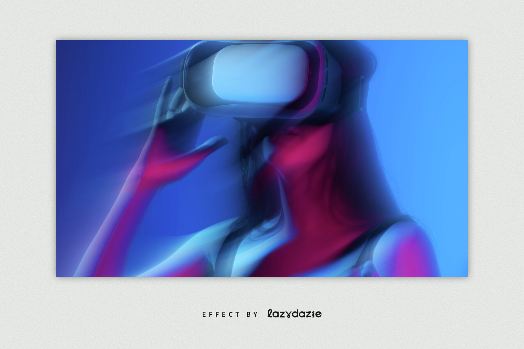 Dissolving Blur Image Effect Mockup 4