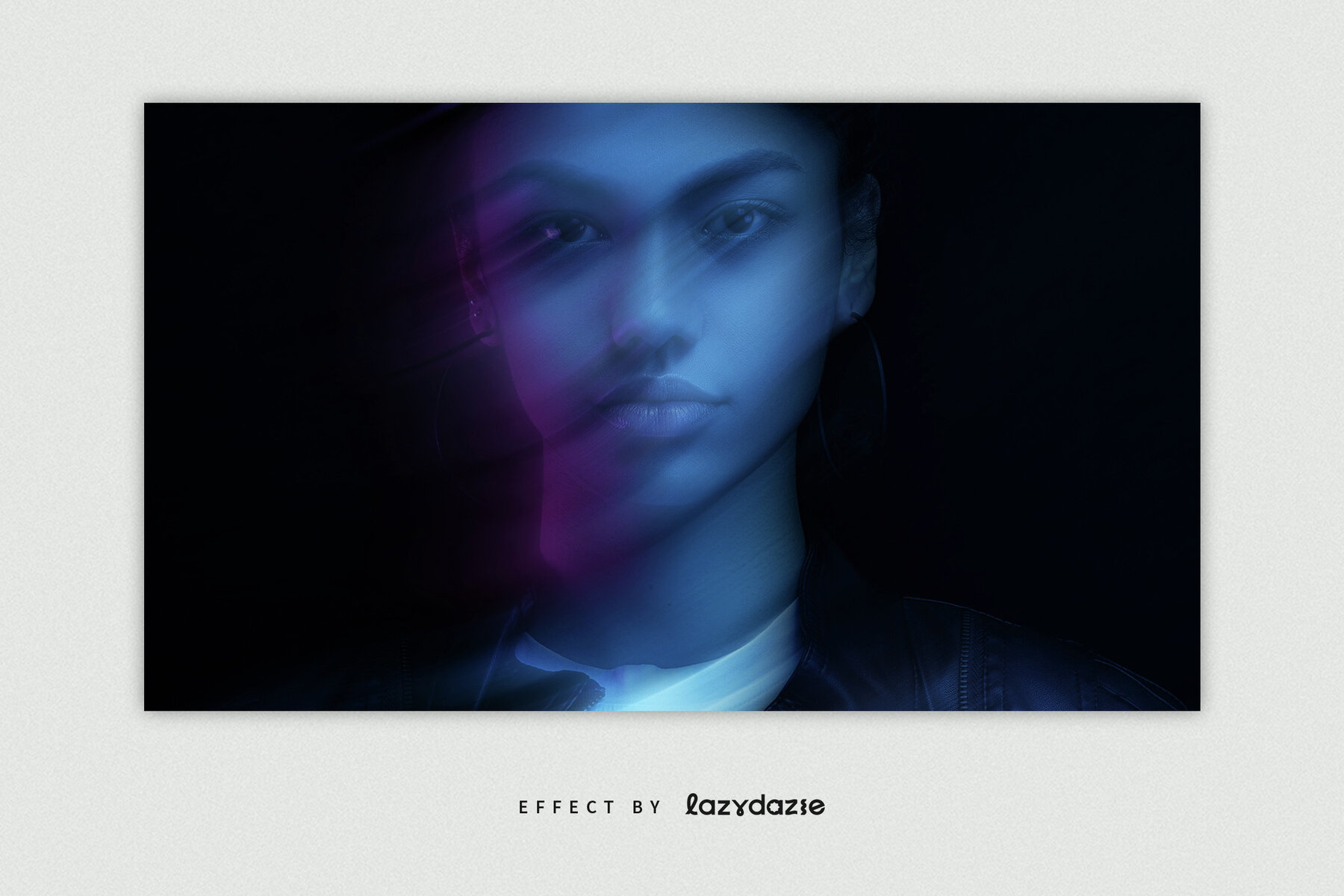 Dissolving Blur Image Effect Mockup 5