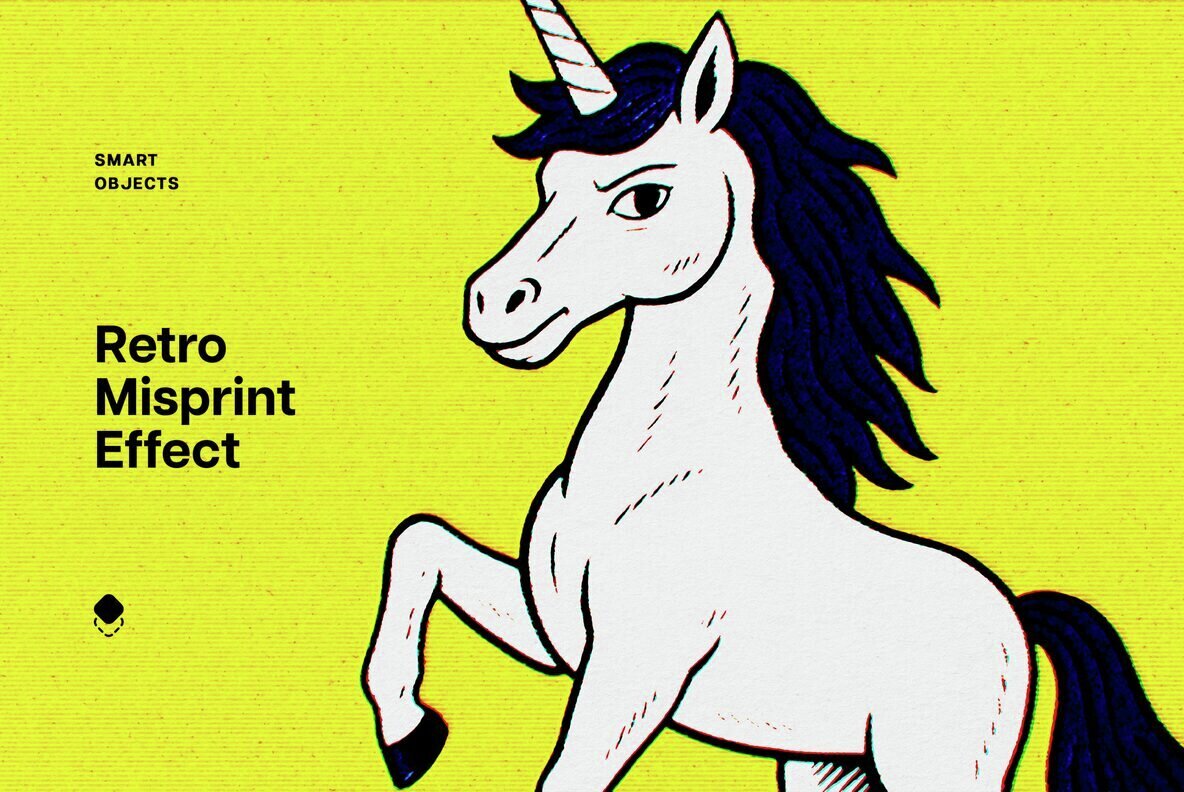 Authentic Retro Misprint Design Effect 1