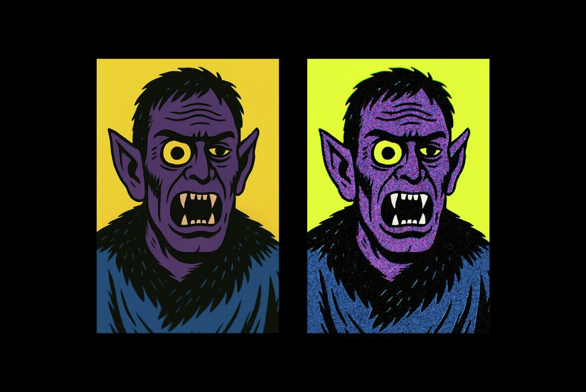 Authentic Retro Misprint Design Effect 4