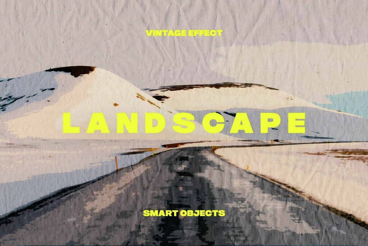 Vintage Landscape Photo Effect 1