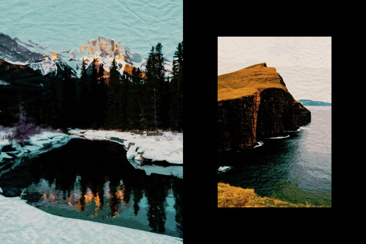 Vintage Landscape Photo Effect 2