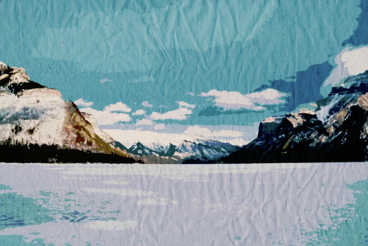 Vintage Landscape Photo Effect 3