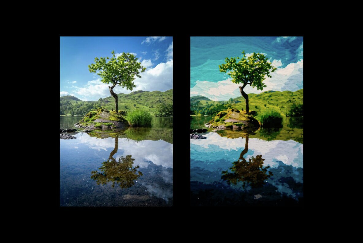 Vintage Landscape Photo Effect 4