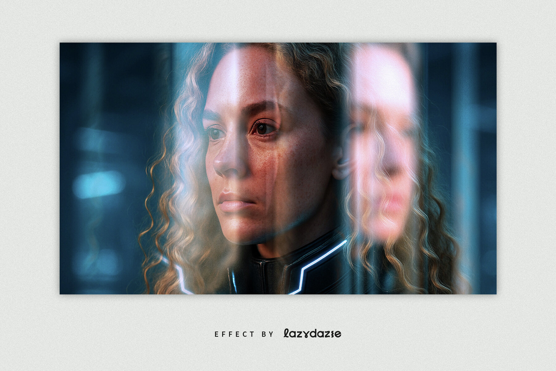 Reflected Image Effect Mockup 3