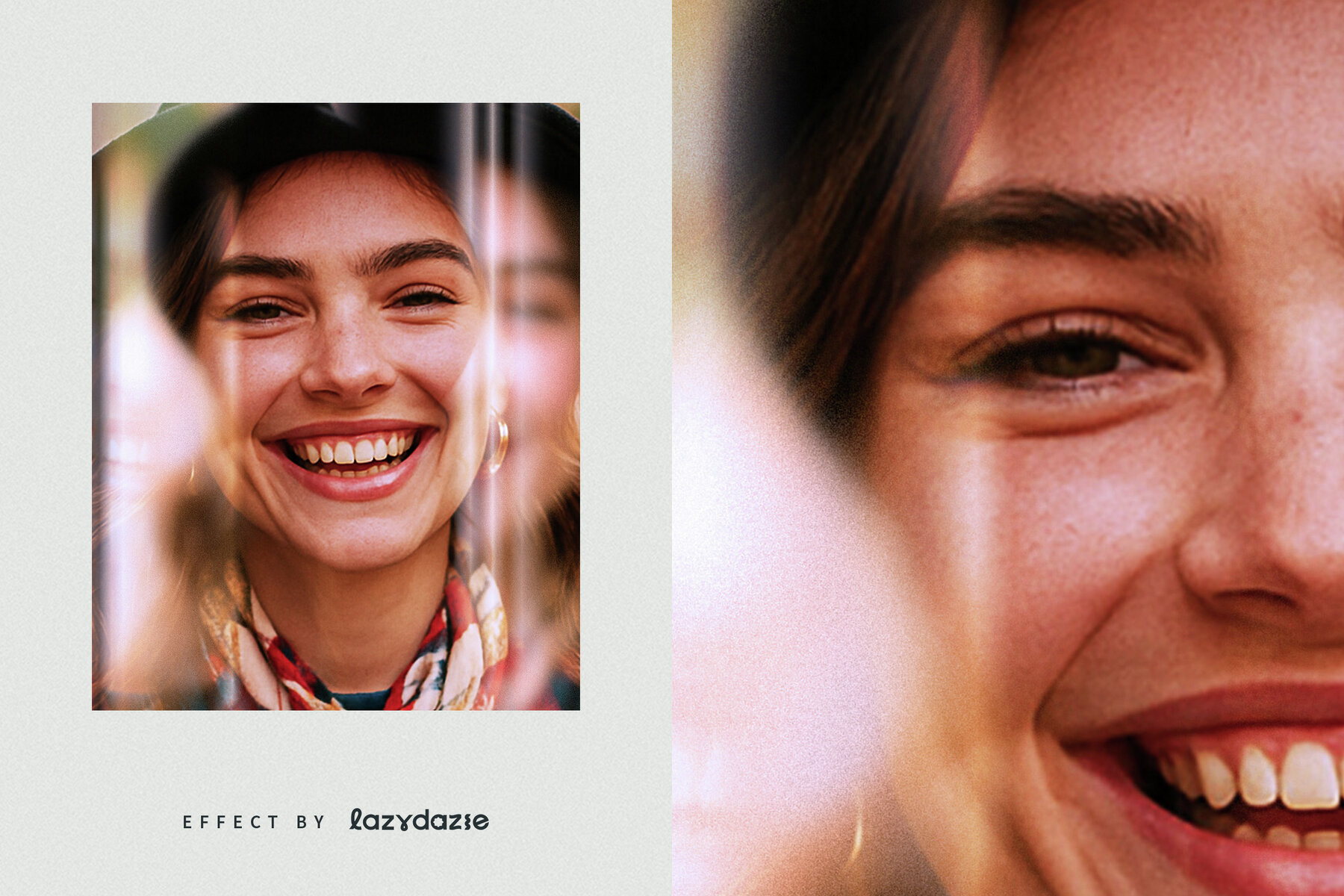 Reflected Image Effect Mockup 6